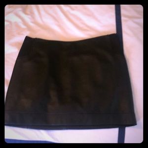 BCBG faux leather mini skirt